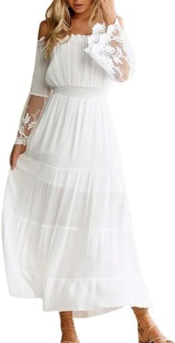 Off-Shoulder Maxi Dress