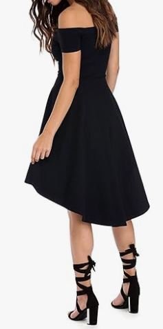  Off-the-Shoulder Skater Dress