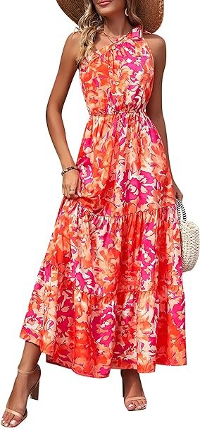 PRETTYGARDEN Women's Floral Maxi Dress 2023