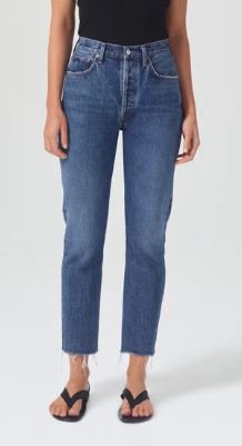 AGOLDE Riley High-Rise Straight Jeans
