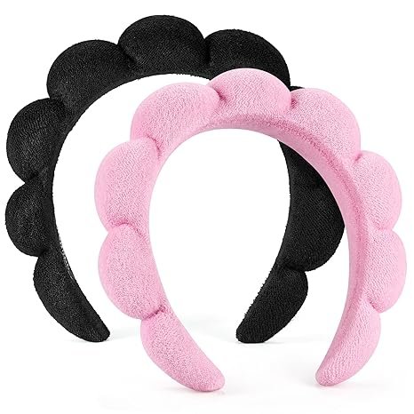 Terry cloth spa headbands