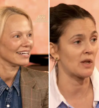 Natural Skin in a Makeup-Free Moment With Pamela Anderson