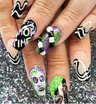 halloween nail art