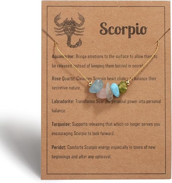 Scorpion necklaces and pendants