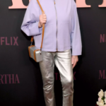 Martha Stewart’s Silver Metallic Pants as the Ultimate Holiday Inspo