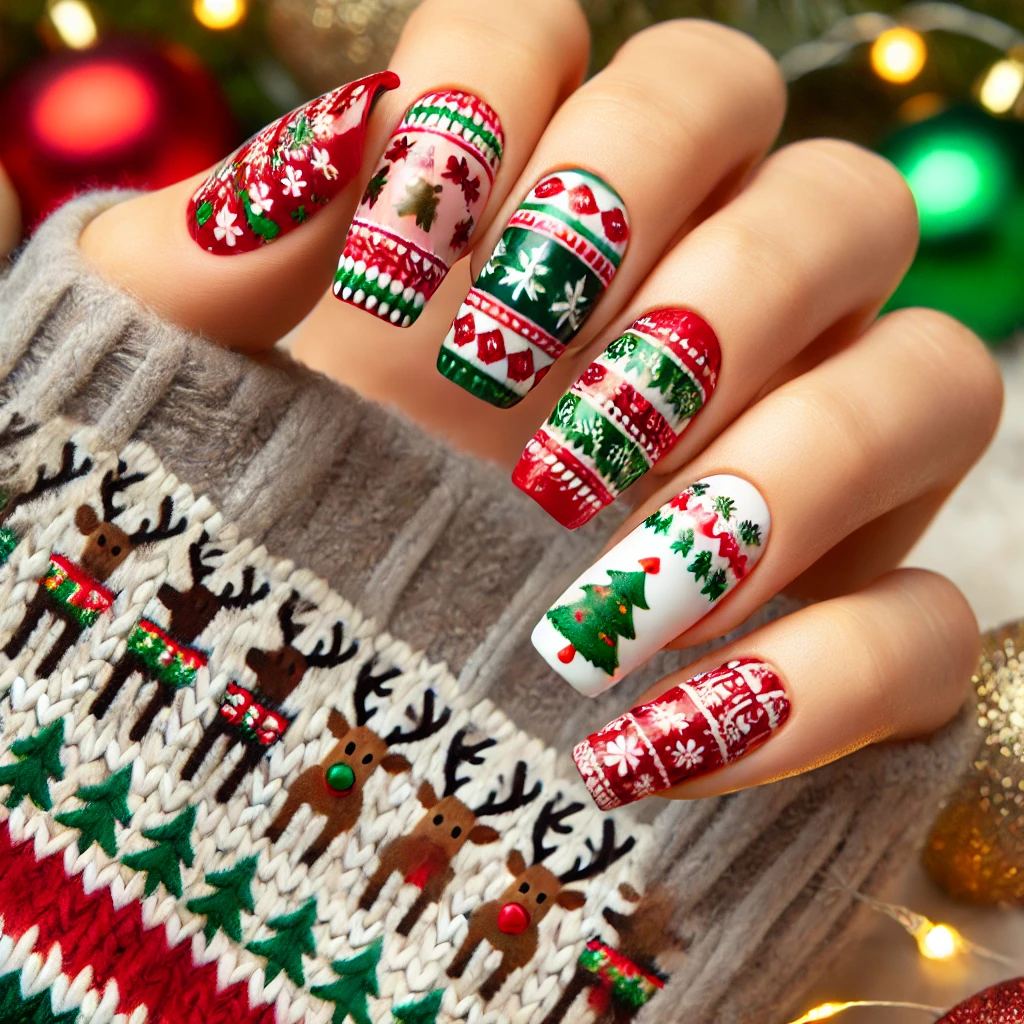 Ugly Sweater Nail