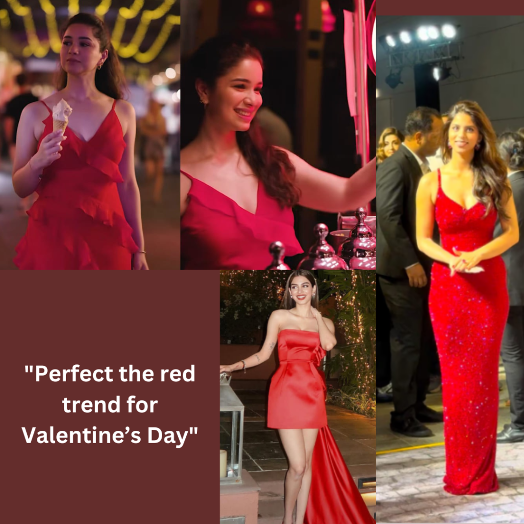 Valentine's Day Fashion: Style Red Like Gen Z Icons